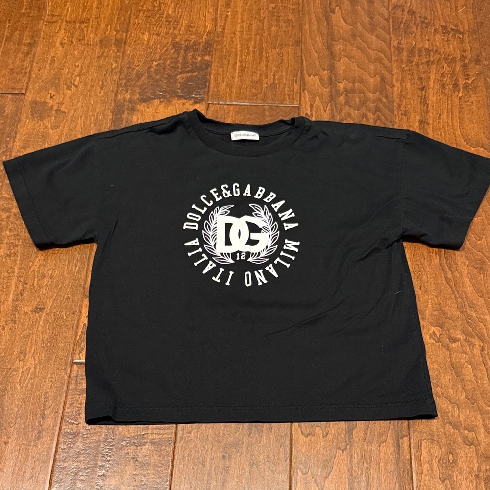 Dolce & Gabbana Kids Black Logo Tee